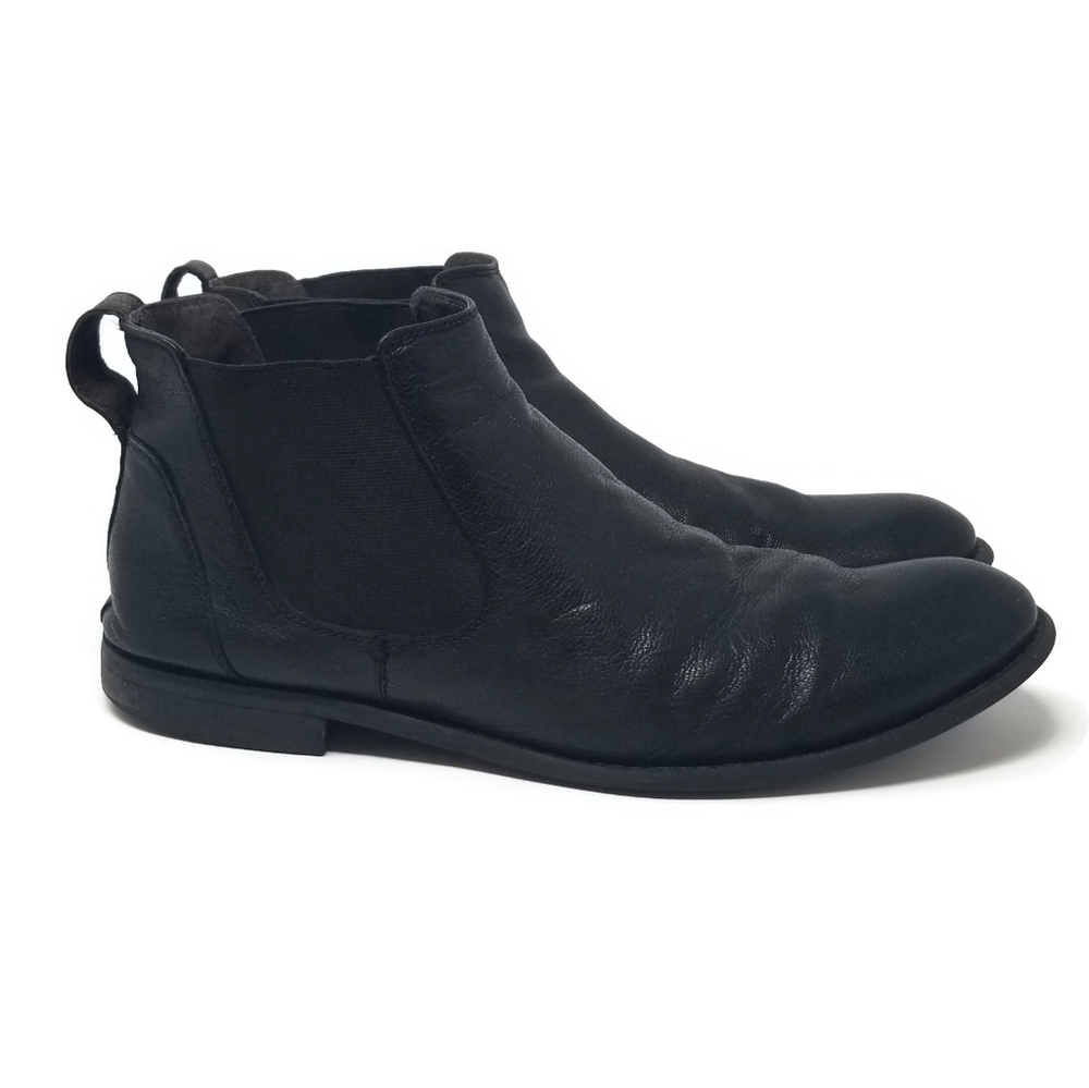 John Varvatos Pebbled Leather Chelsea Boot Size 10
